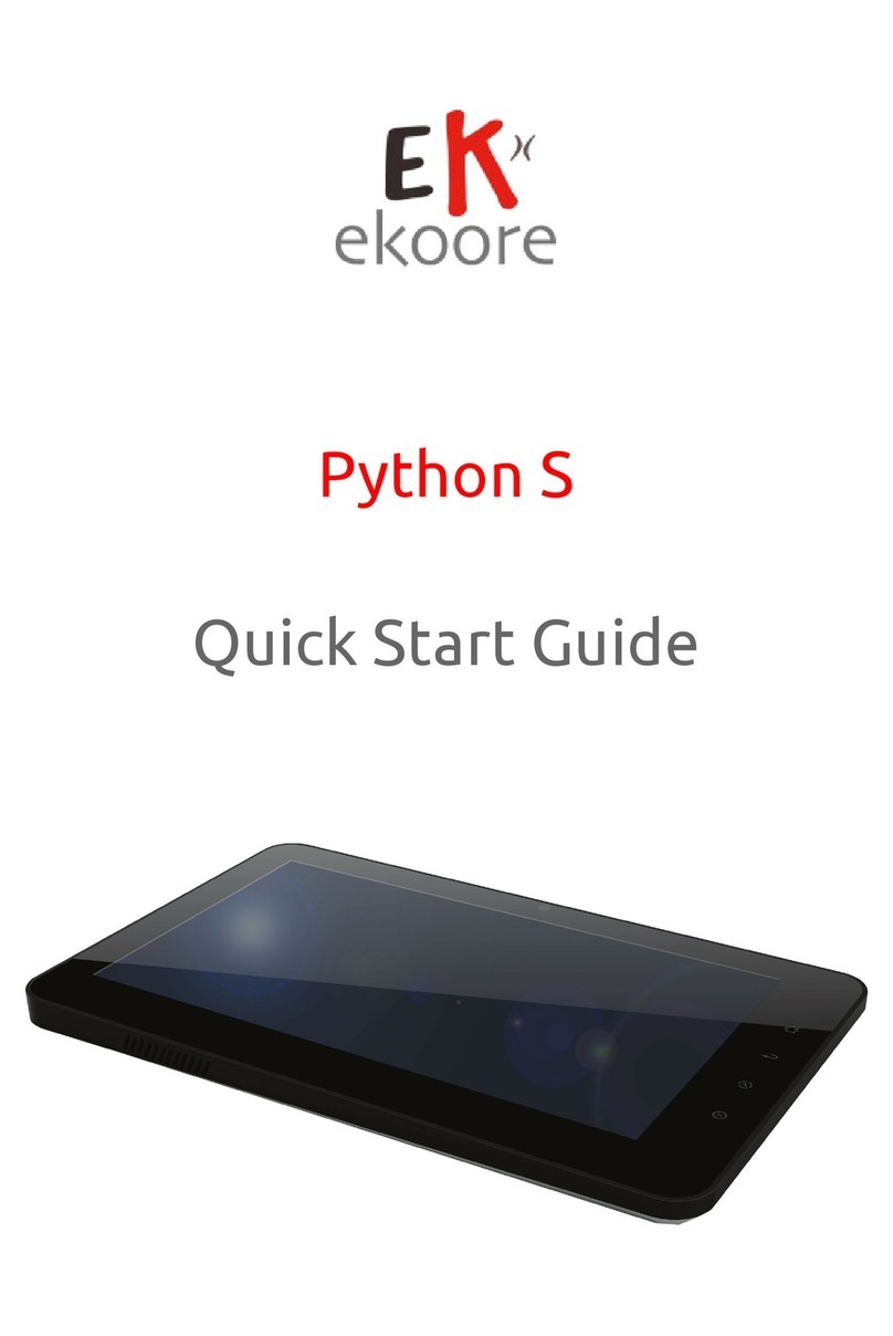 Ekoore Python S User manual