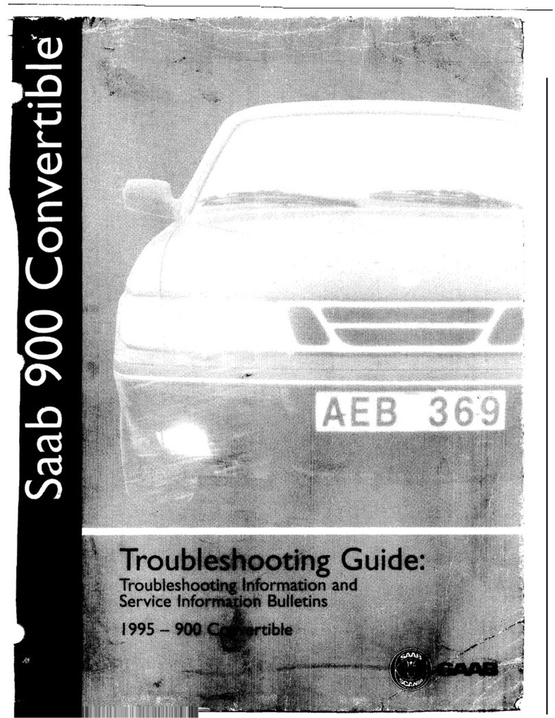 Saab 900 Convertible User manual