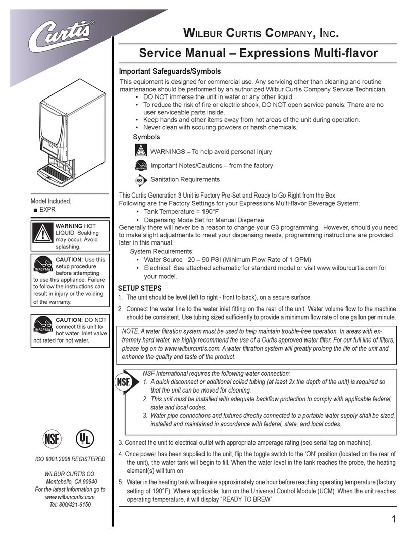 Curtis EXPR User manual