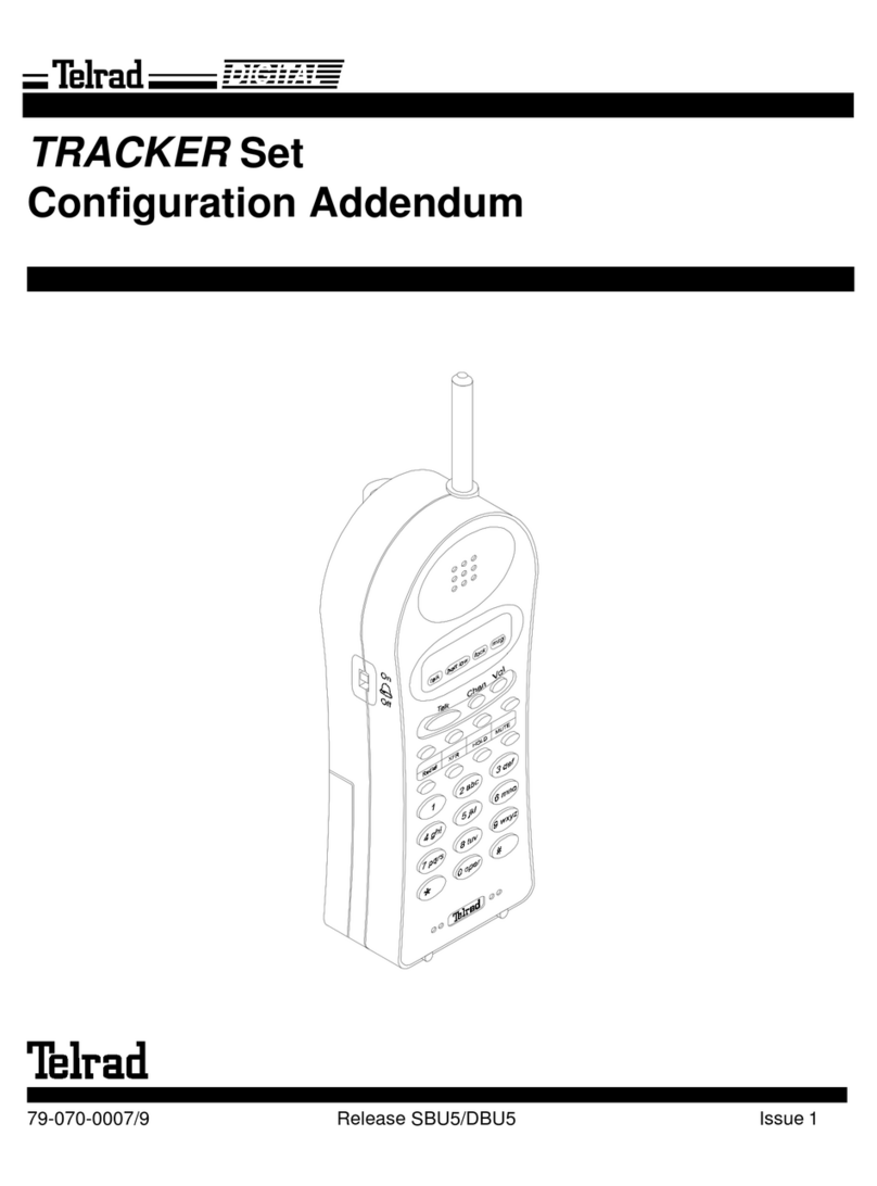 Telrad TRACKER Set Installation and operating instructions
