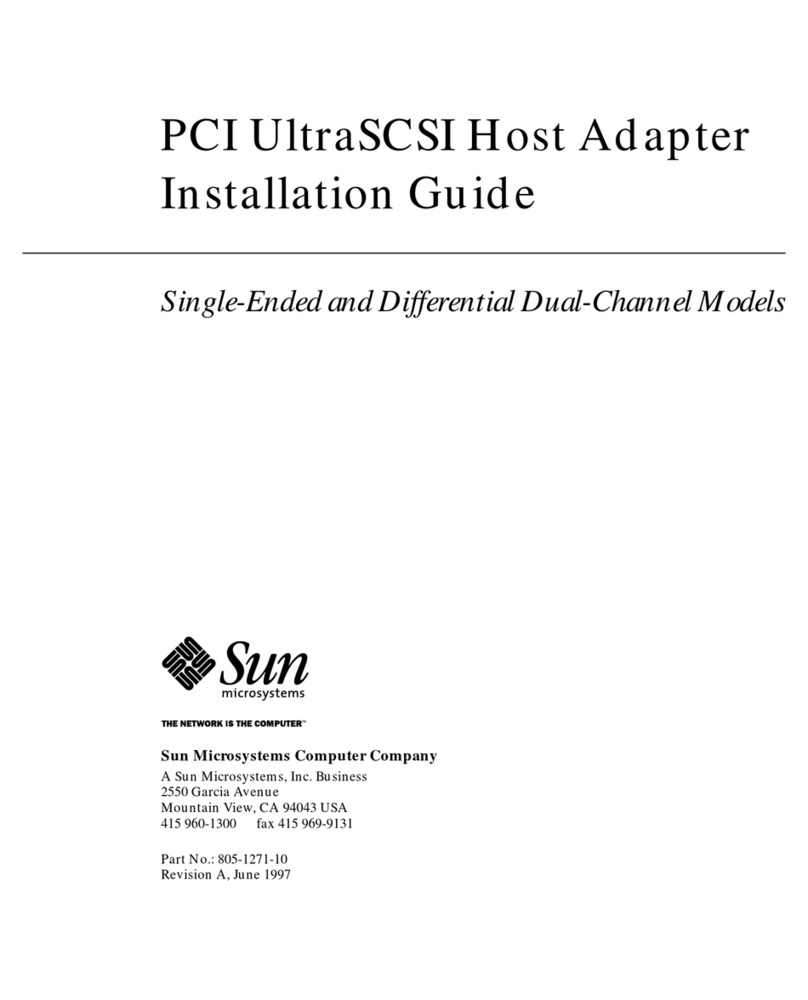 Sun Microsystems Single-Ended User manual