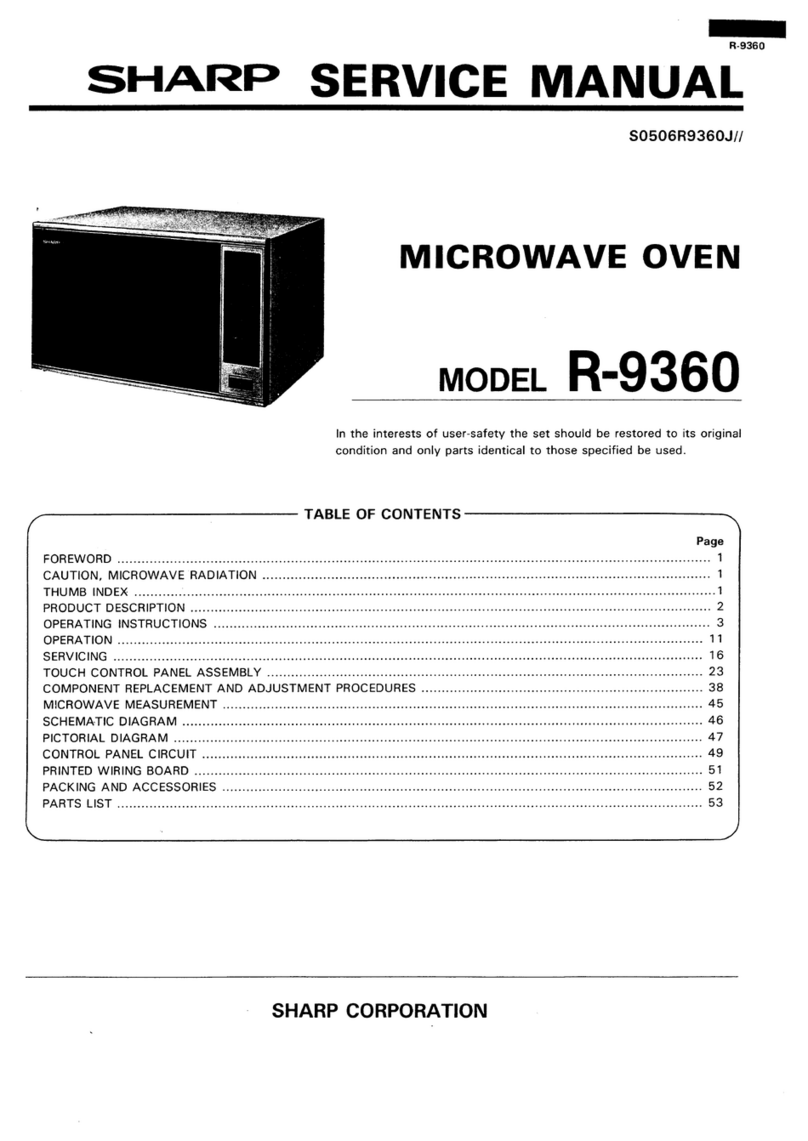 Sharp R-9360 User manual