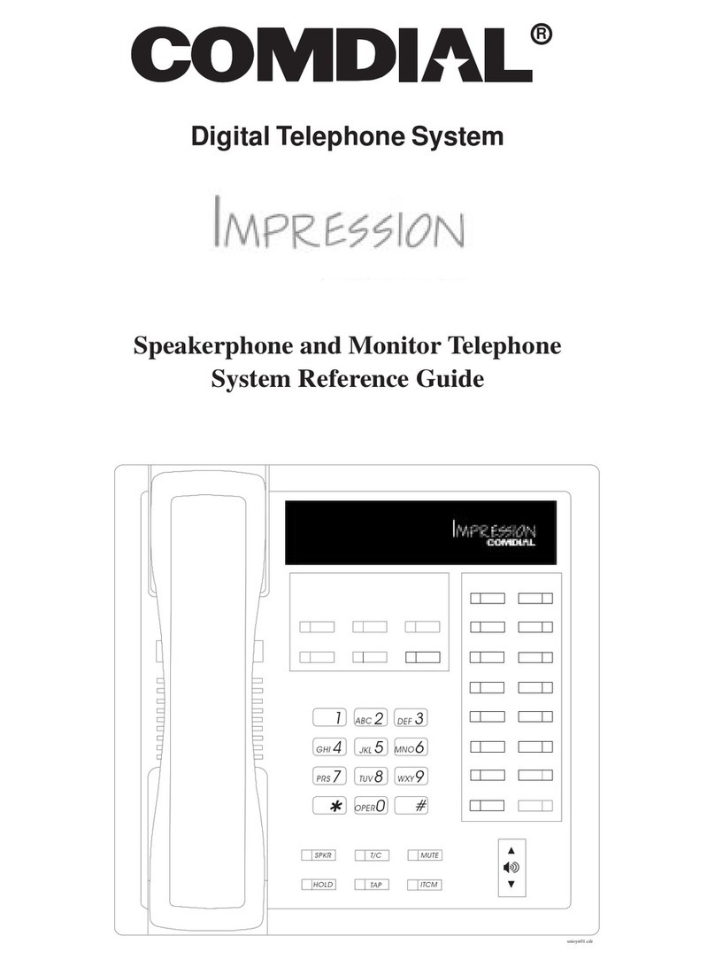 Comdial Impression User manual