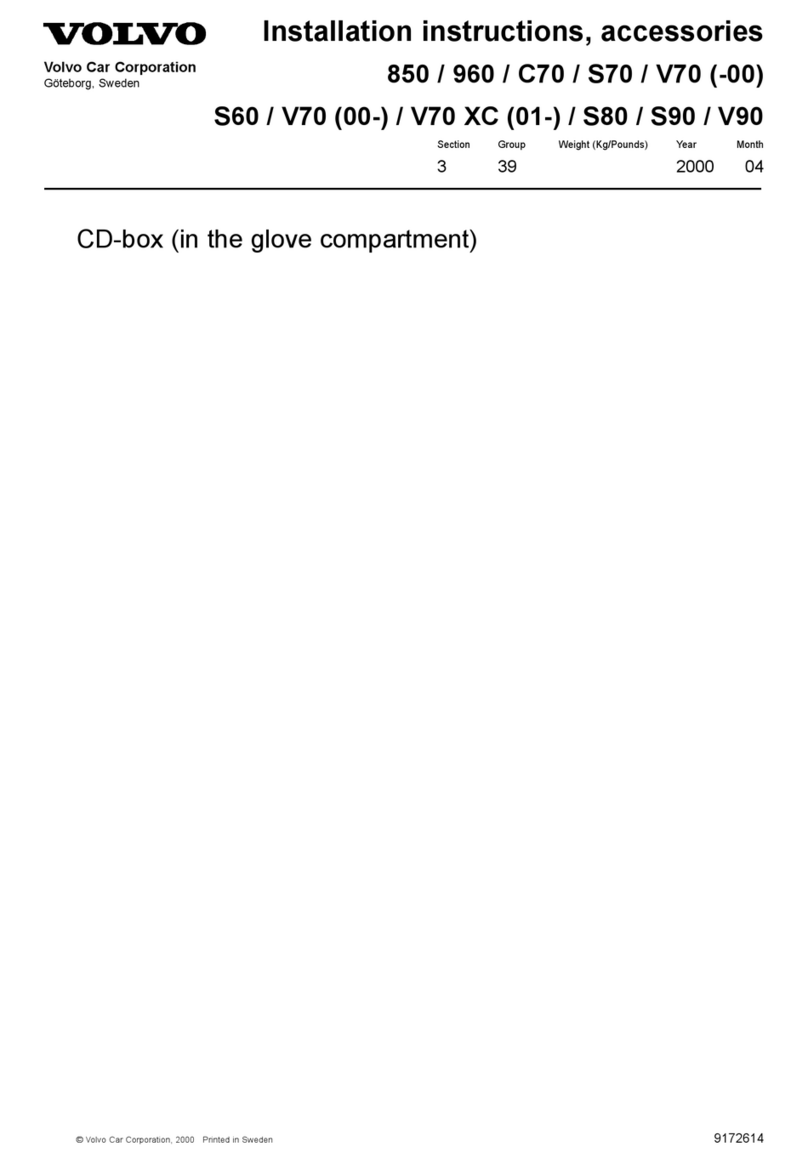Volvo 960 User manual