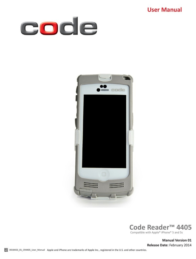 Code Code Reader 4405 User manual