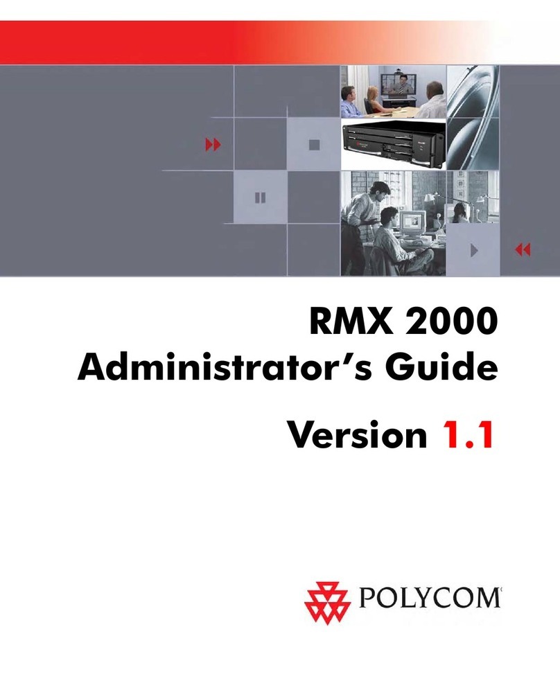 Polycom RMX 2000 Service manual