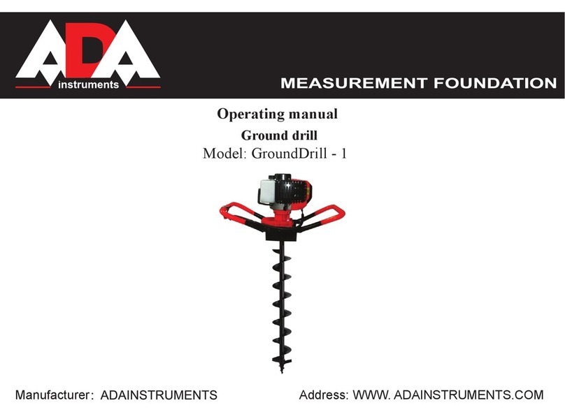 ADA INSTRUMENTS GroundDrill - 1 User manual