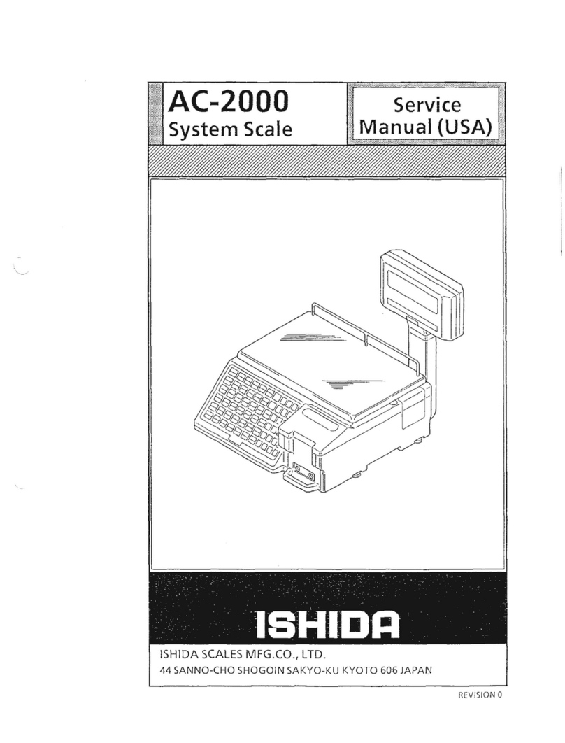 ISHIDA AC-2000 User manual