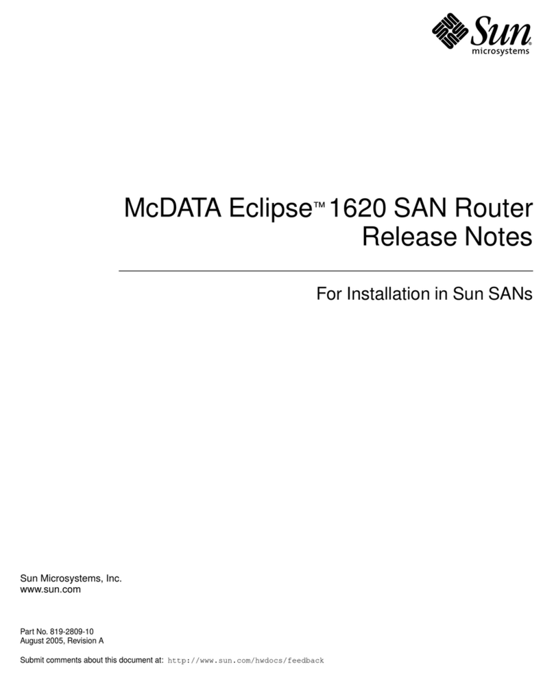 Sun Microsystems McDATA Eclipse 1620 How to use