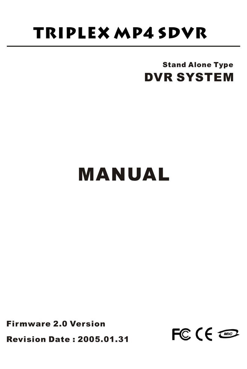 Triplex MP4 SDVR User manual