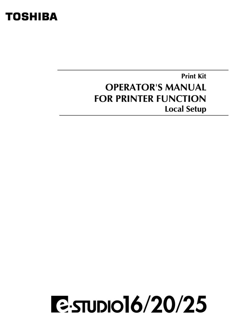 Toshiba SmartLink e-STUDIO16 User manual