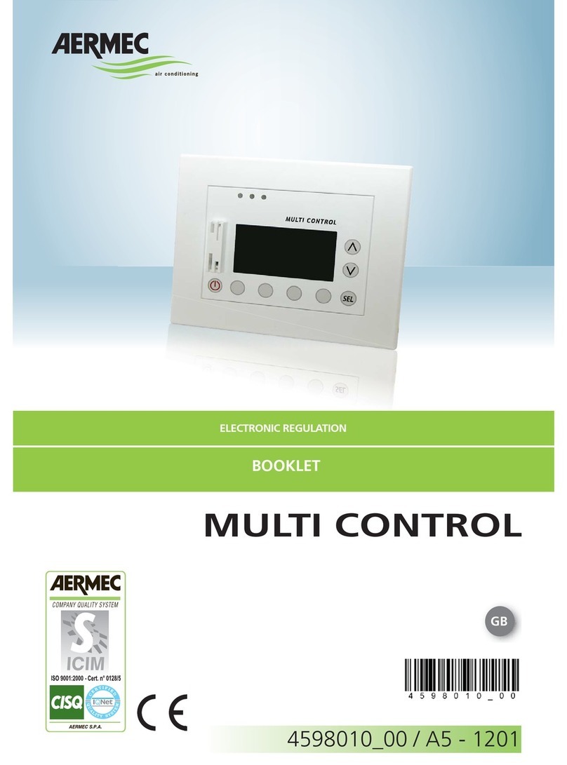 AERMEC MULTI CONTROL Installation and operation manual