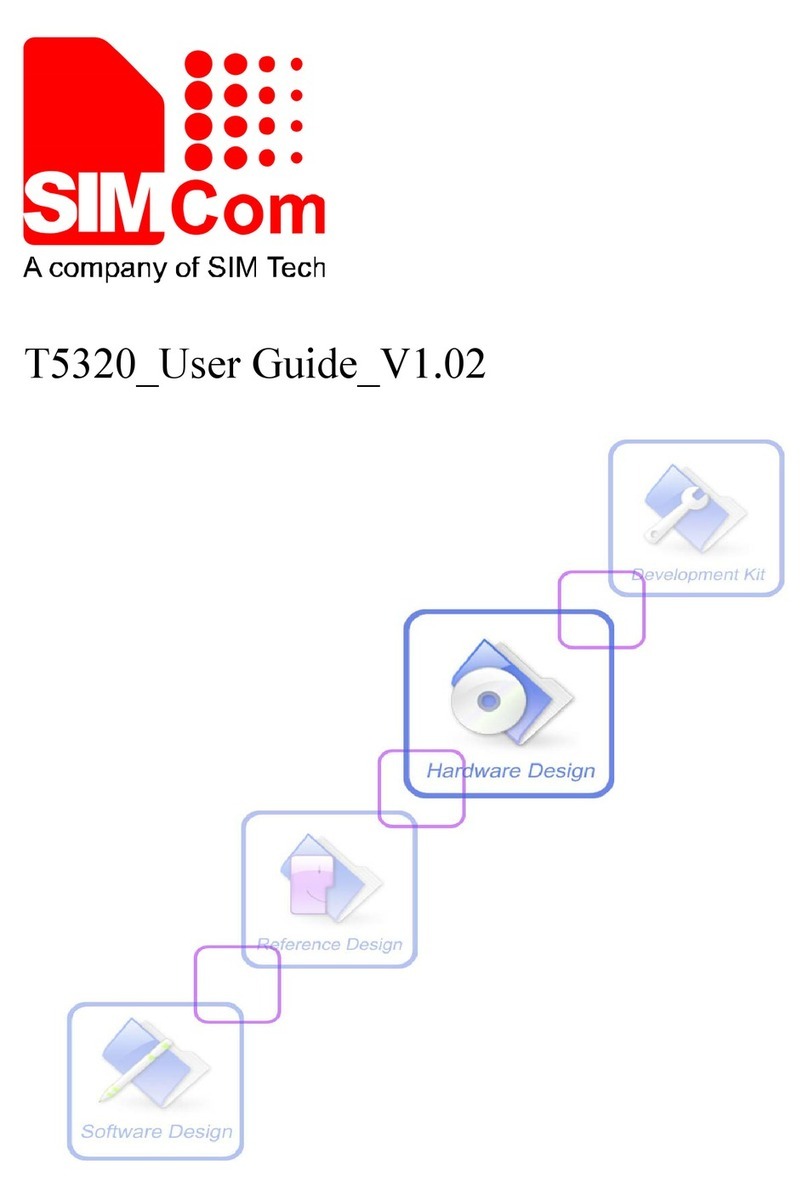 SimCom T5320 User manual