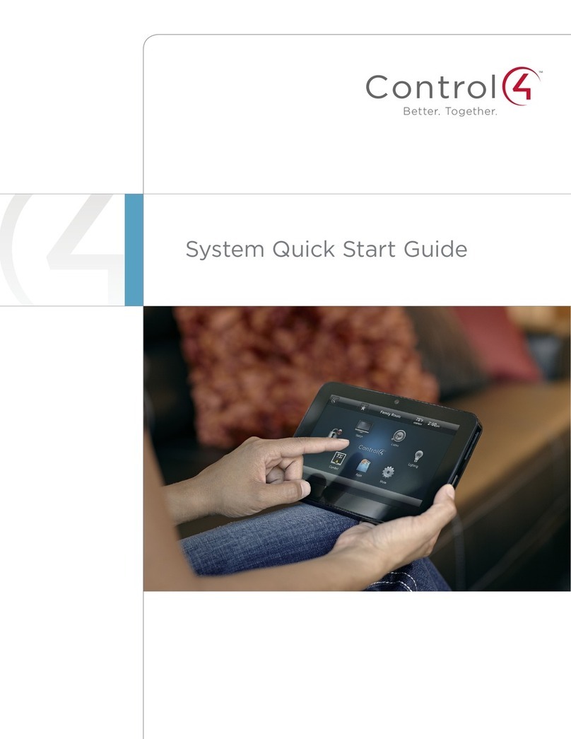 Contro l4 Control4 Smart Home User manual
