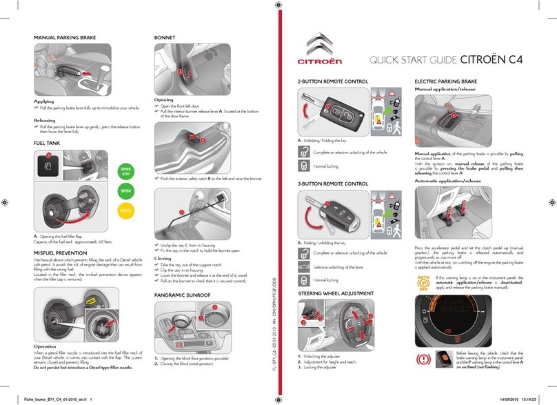 CITROËN C4 PICASSO User manual