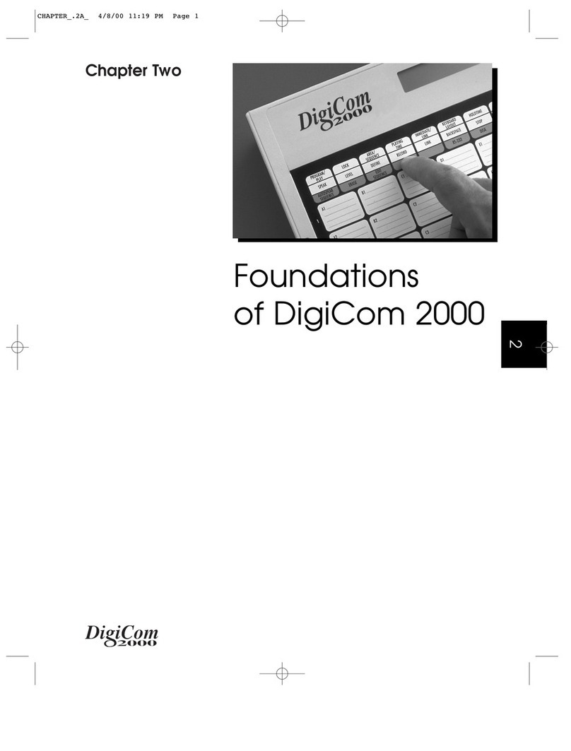 Digicom 2000 User manual Digicom 2000 User manual