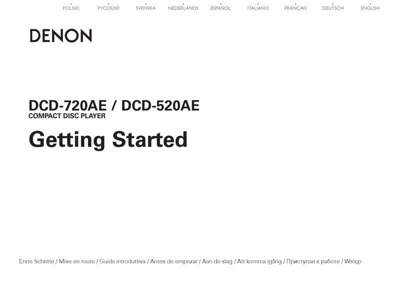 Denon DCD-720AE User manual