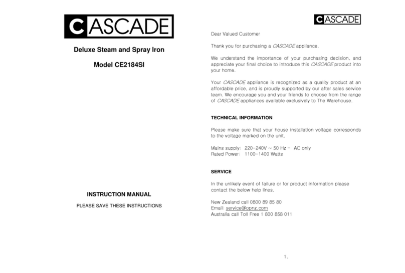 Cascade CE2184SI User manual Cascade CE2184SI User manual