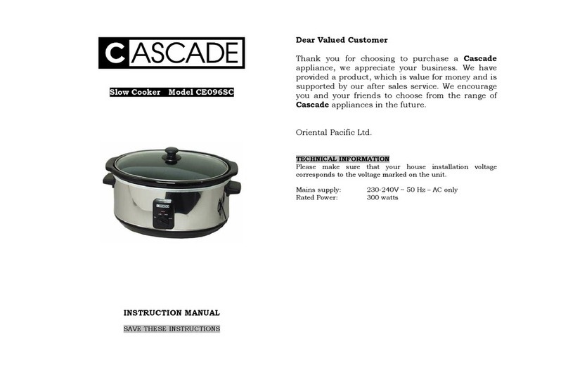 Cascade CE096SC User manual