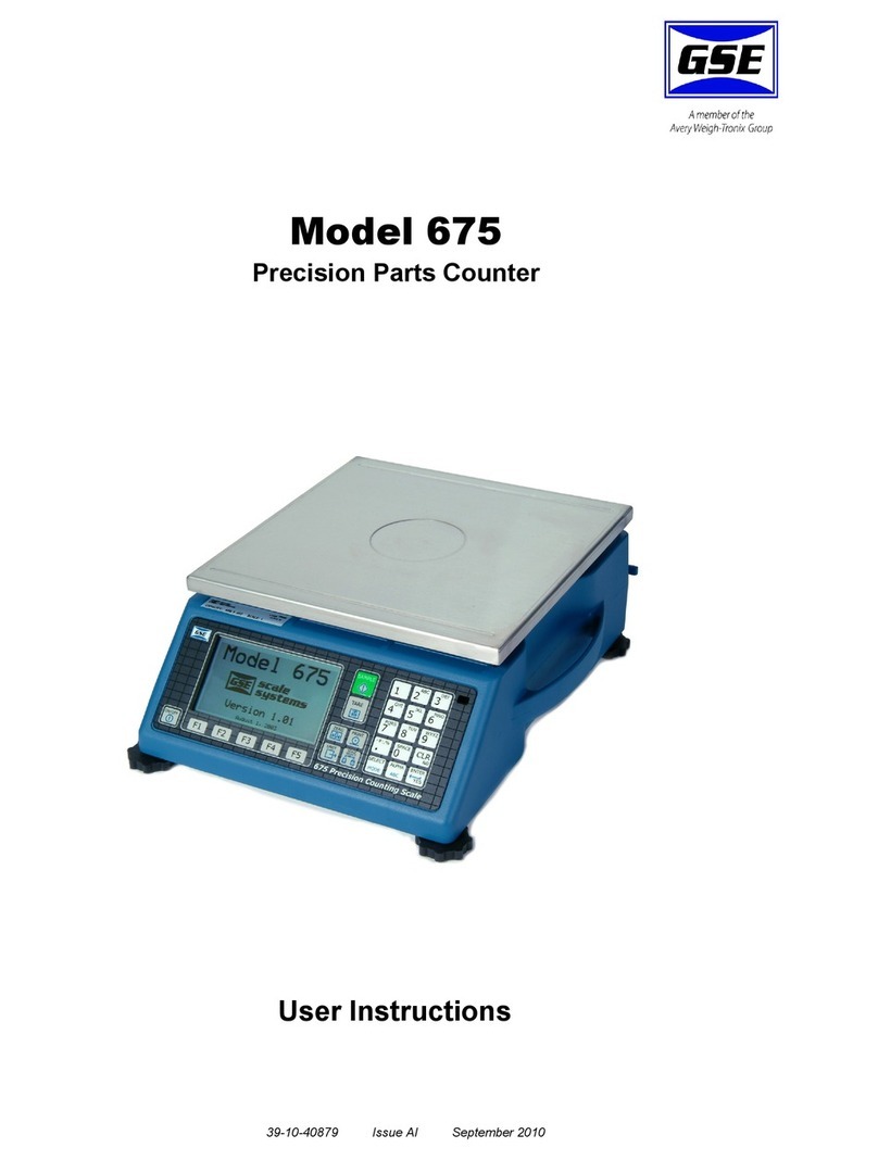 GSE 675 User manual