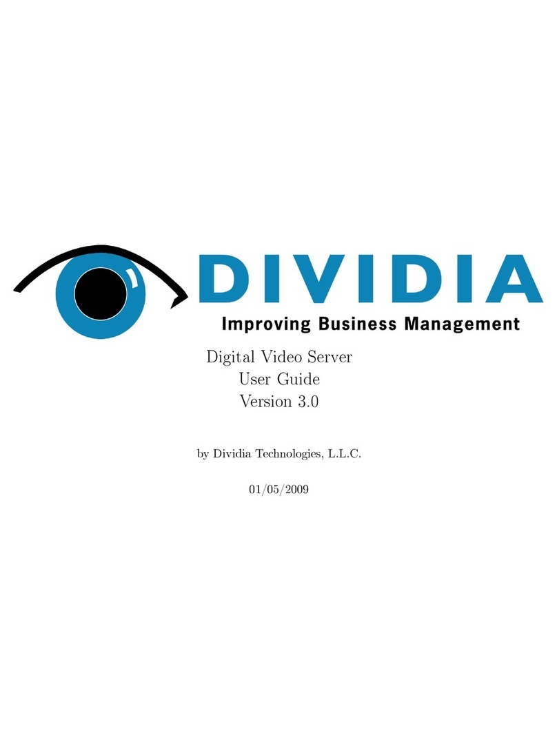 Dividia DVS User manual