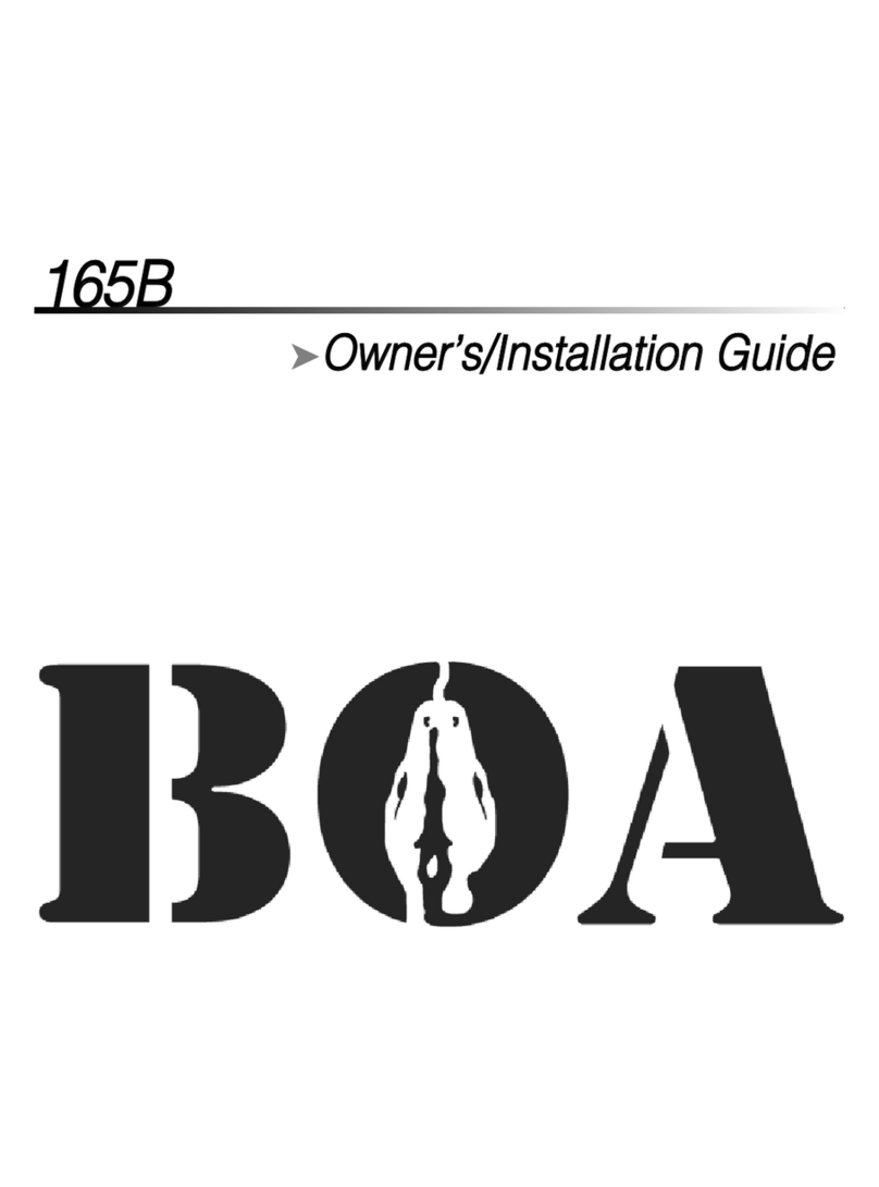 BOA 165B User manual