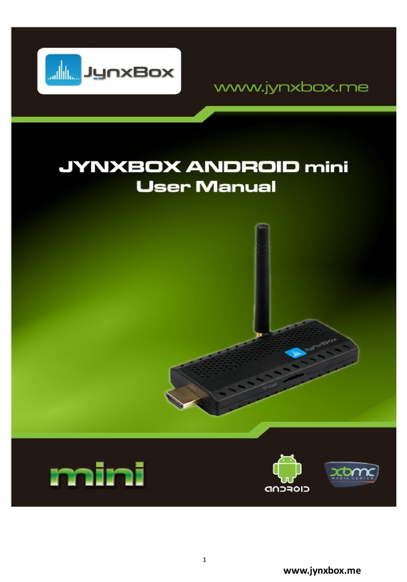 JynxBox MINI User manual