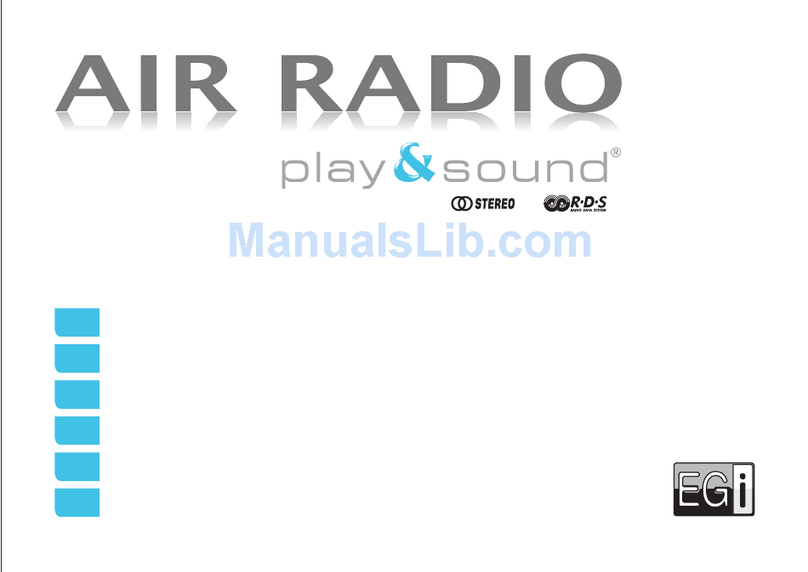 Air radio 41001 User manual