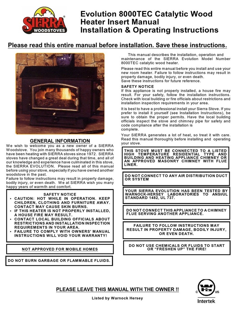 Sierra Evolution 8000TEC Manual