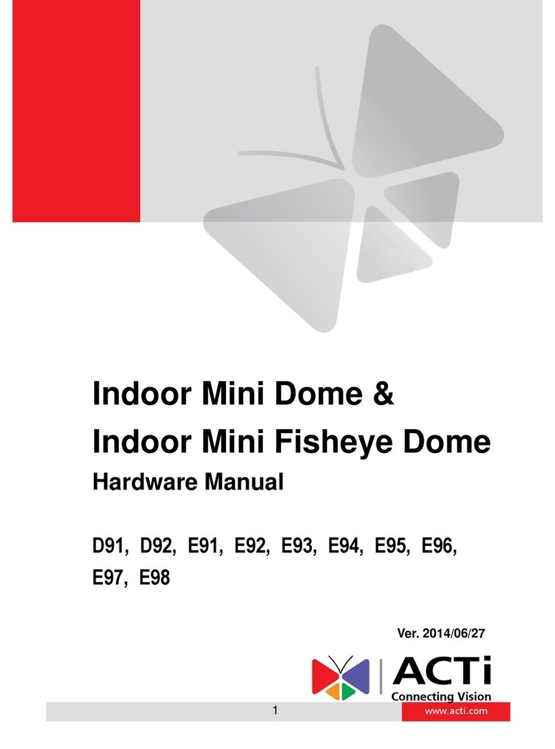ACTi E98 User manual