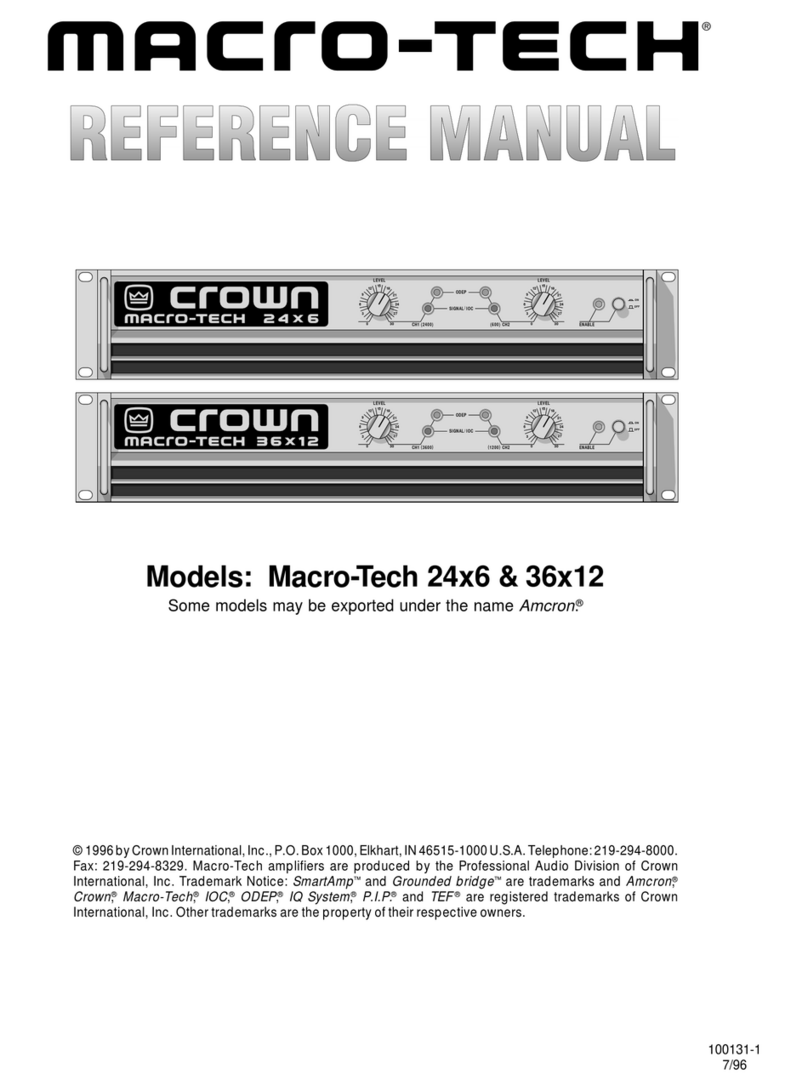 Macro-Tech 24x6 User manual