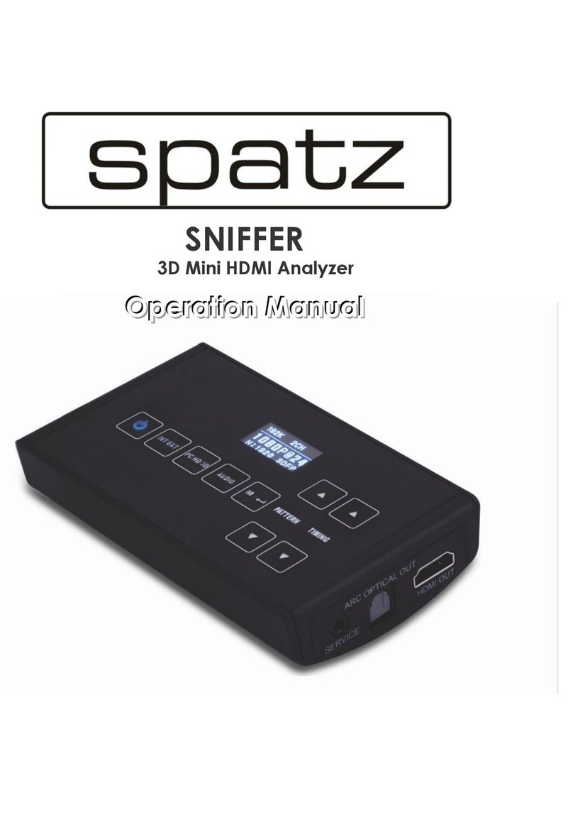 Spatz Sniffer User manual