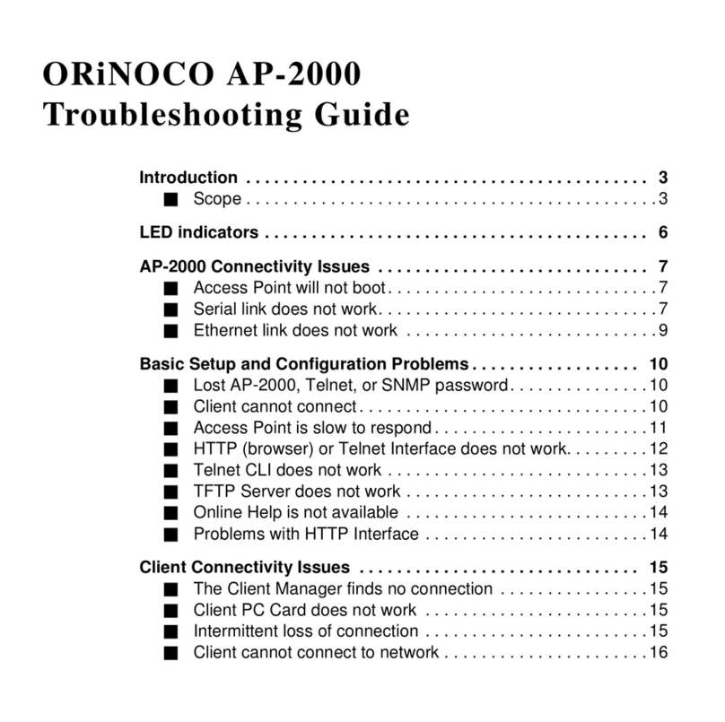 ORiNOCO AP-2000 User manual