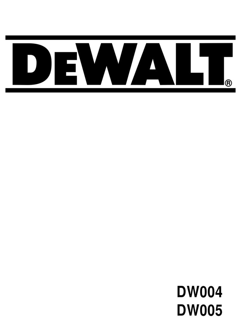 DeWalt DW004 User manual
