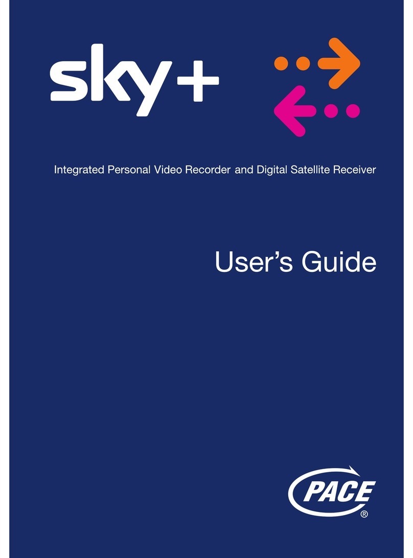 Pace sky+ User manual Pace sky+ User manual