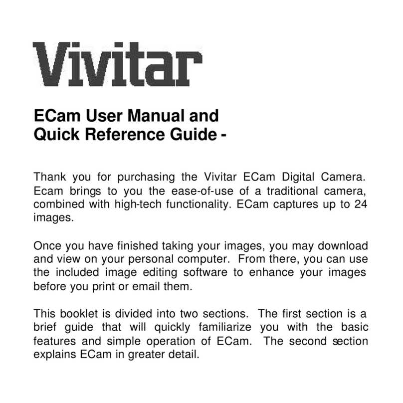Vivitar ECam User manual