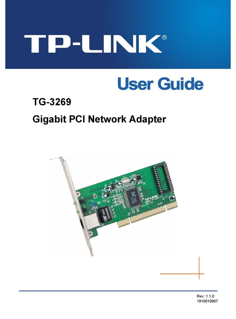 TP-Link TG-3269 User manual