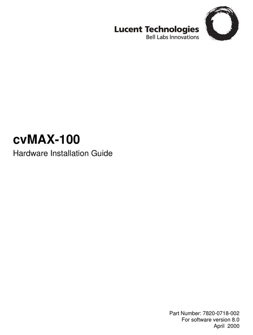 Lucent Technologies cvMAX-100 User manual