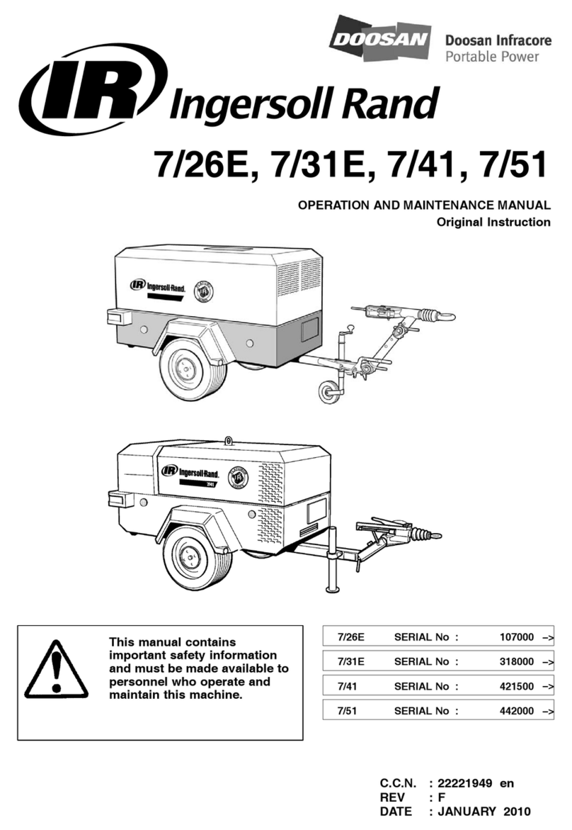 Ingersoll-Rand 7/26E User manual