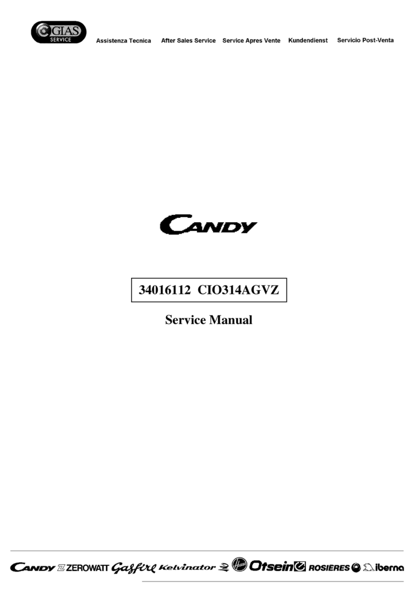 Candy 34016112 User manual