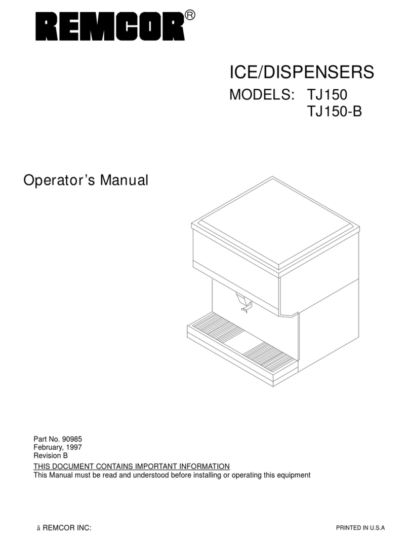 Remcor TJ150 User manual