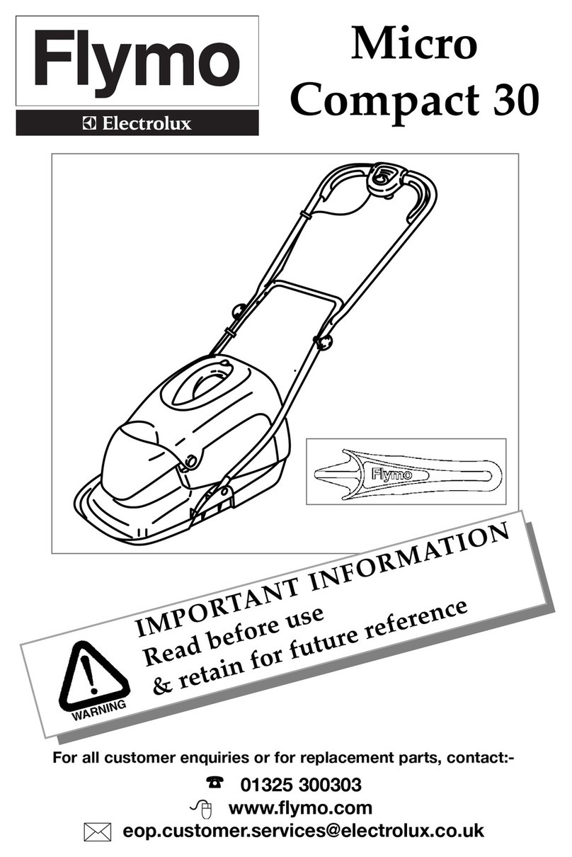 Flymo Micro Compact 30 User manual