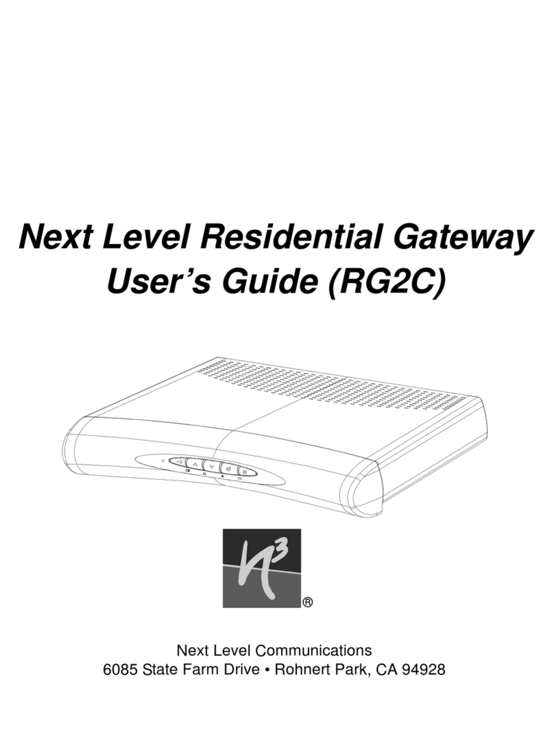 Next Level RG2C User manual