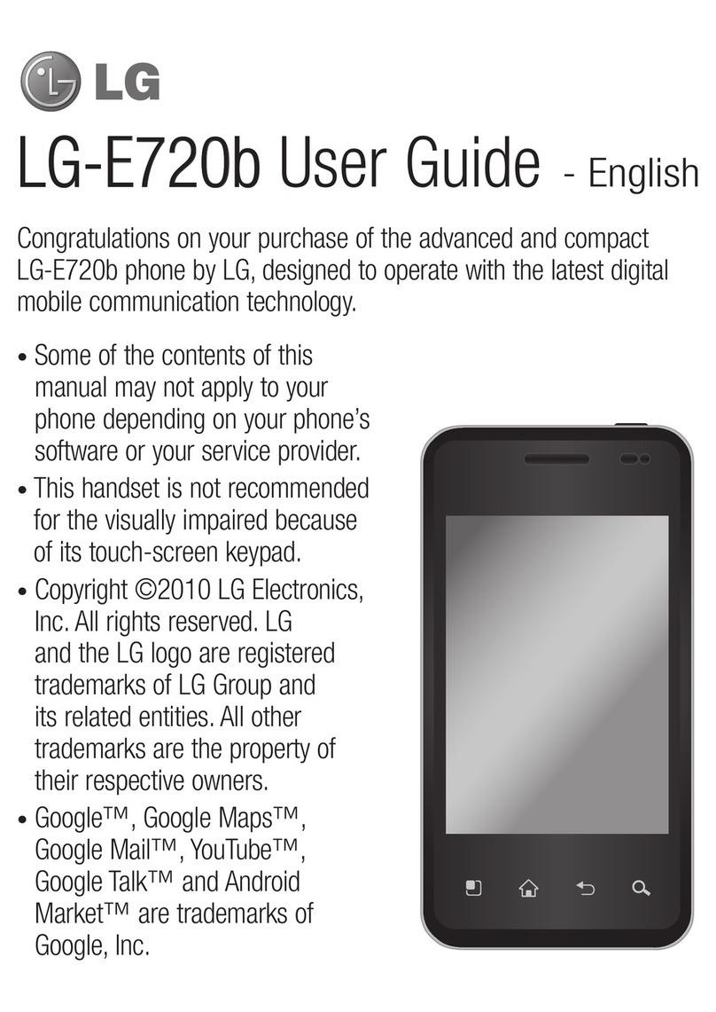 LG E720b User manual