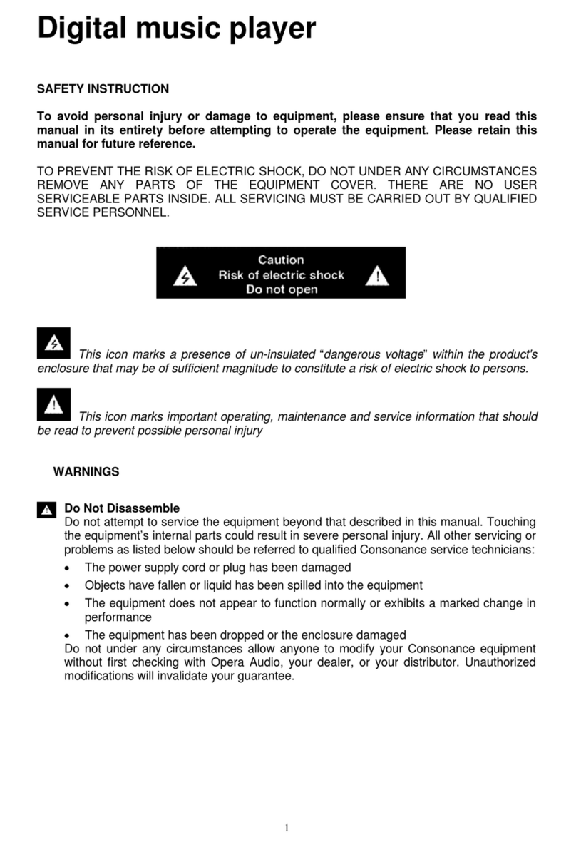 Consonance D-Linear7MK2 User manual