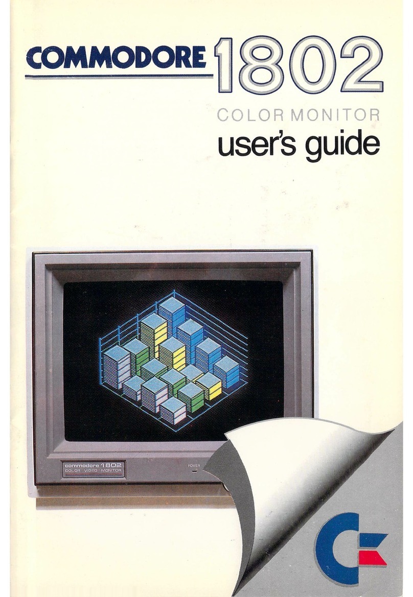 Commodore 1802 User manual