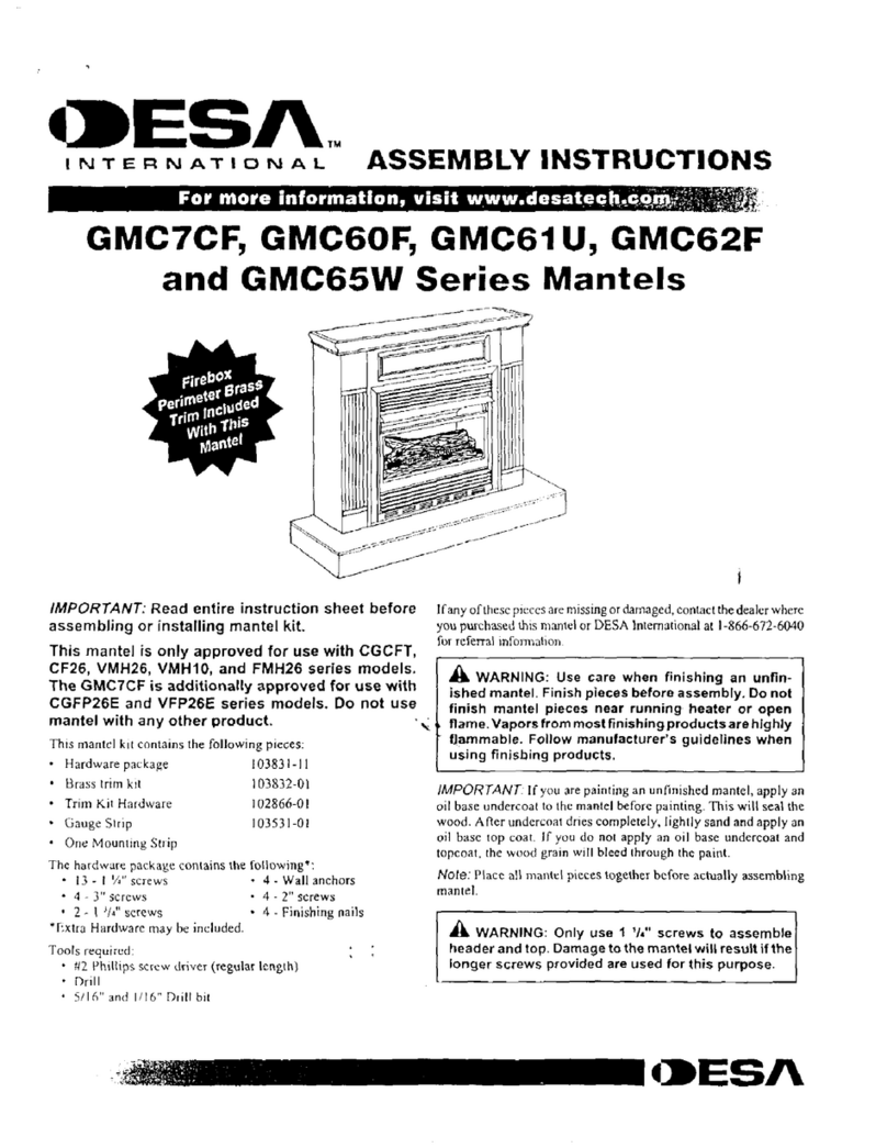 Desa GMC7CF User manual
