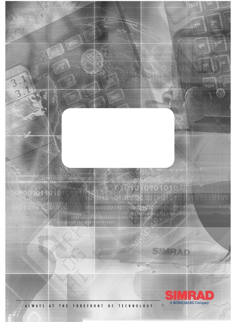 Simrad RT62 User manual