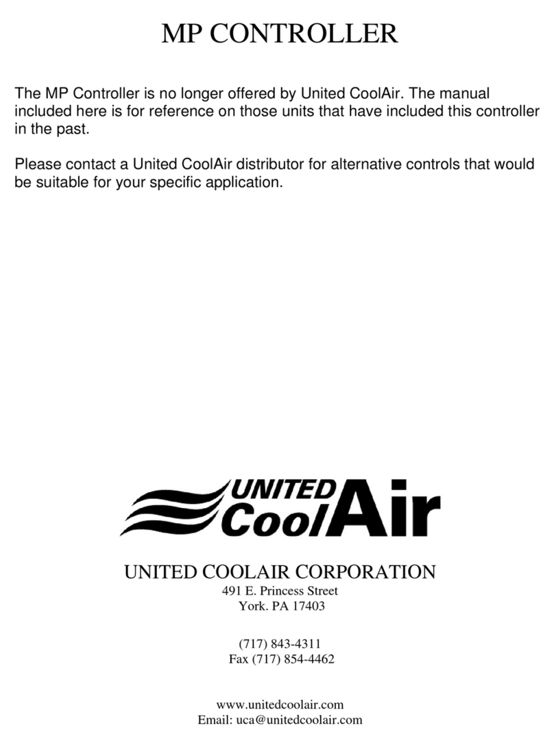 United CoolAir MP Controller Installation instructions