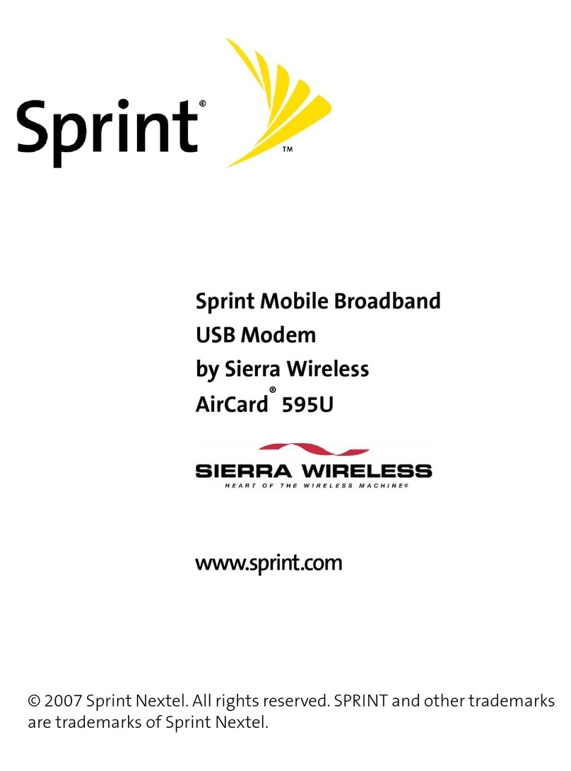 Sierra Wireless AIRCARD 595U User manual